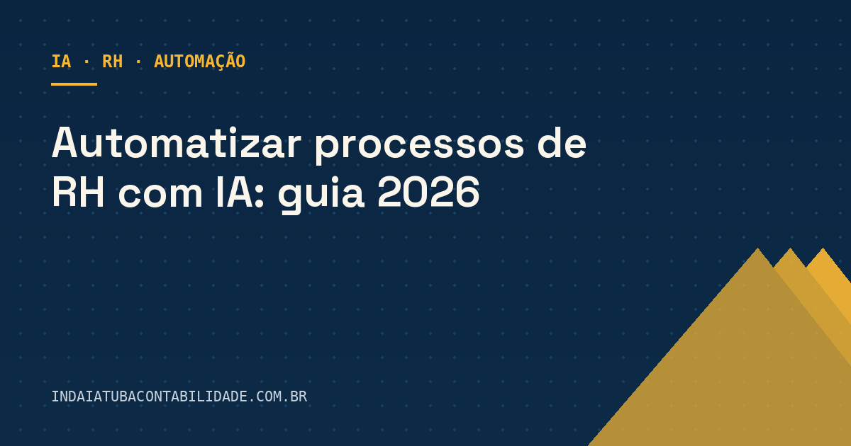 Automatizar processos de RH com IA: guia 2026