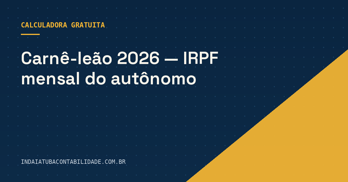 Carnê-leão (IRPF mensal)