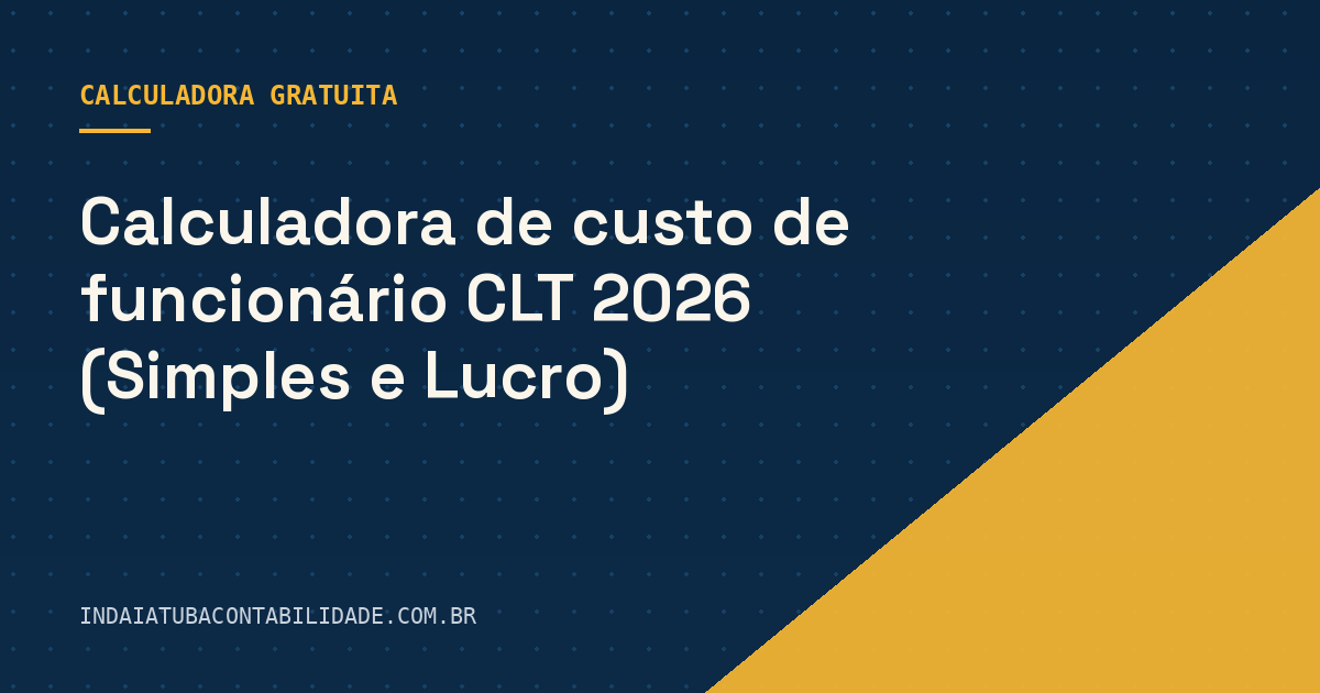 Custo do funcionário