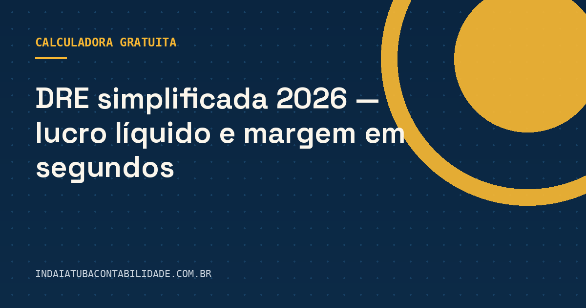 DRE simplificada