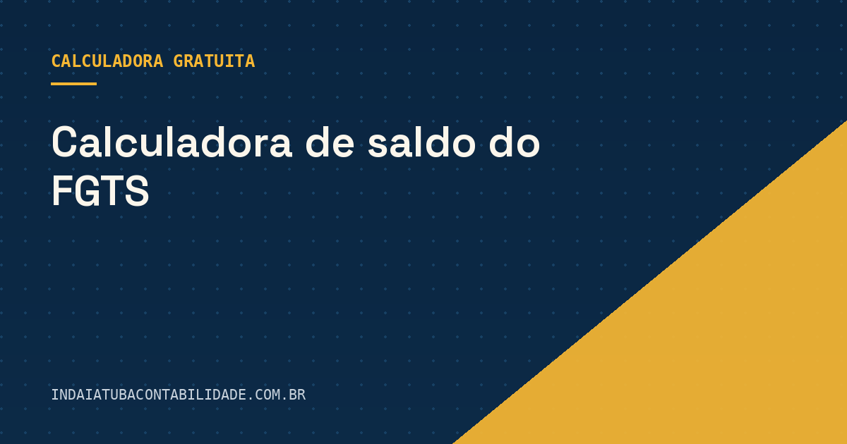 Saldo do FGTS