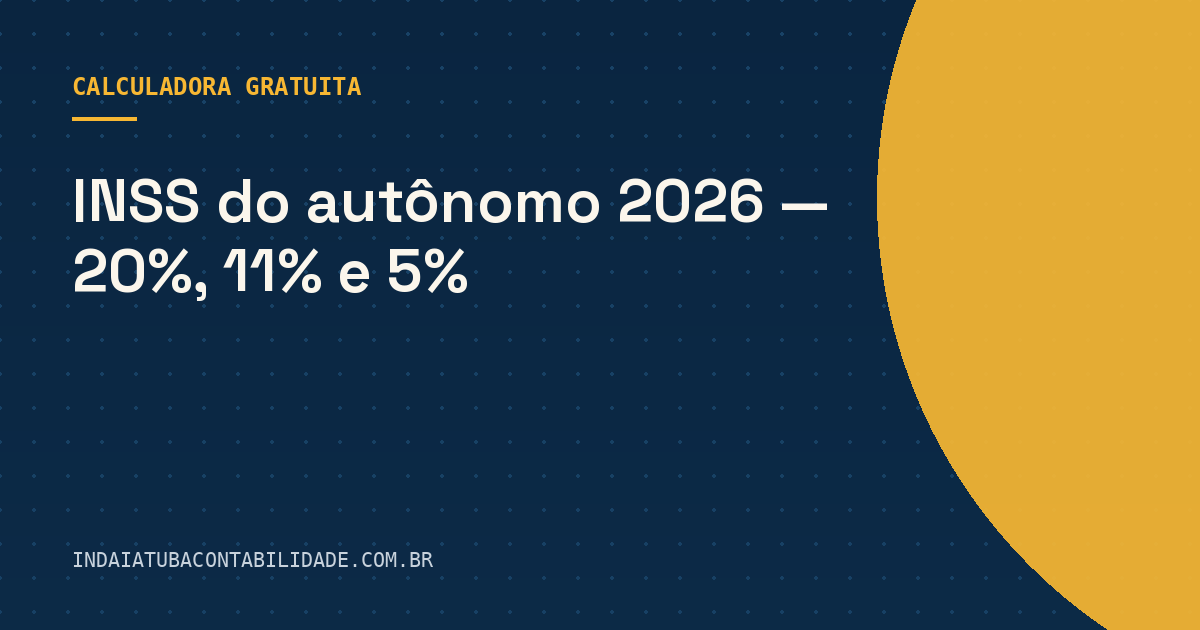 INSS do autônomo