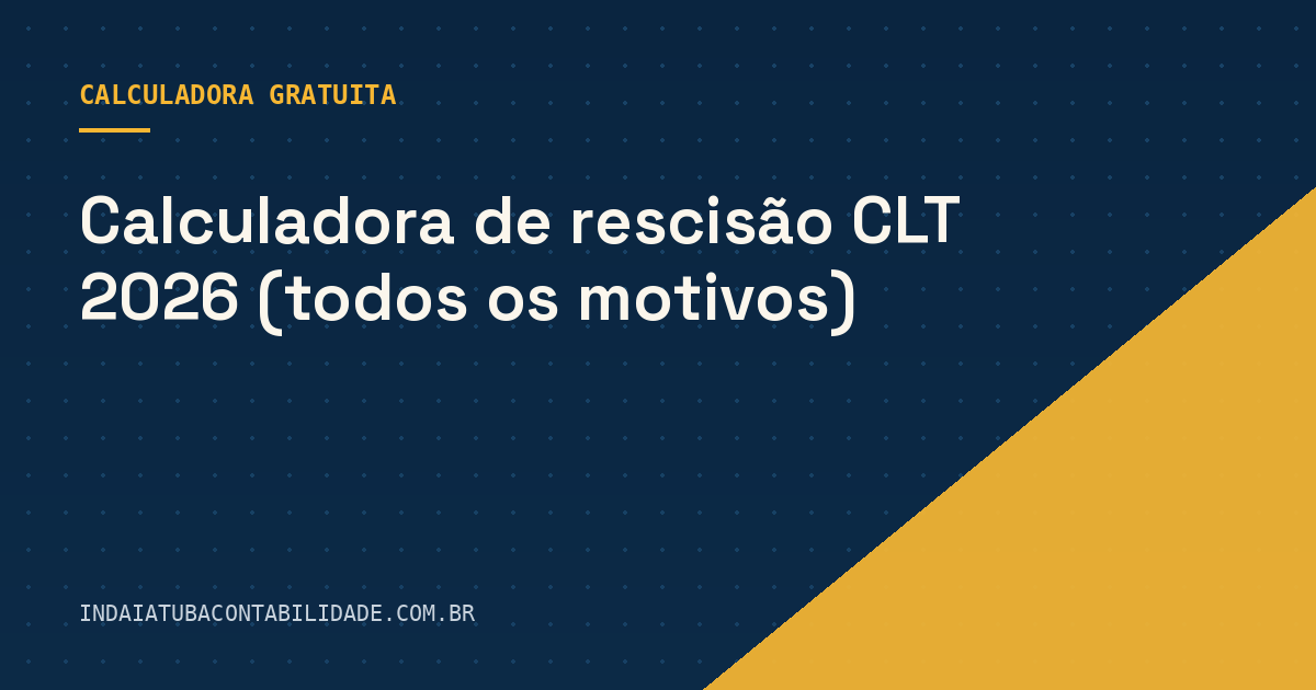 Rescisão trabalhista