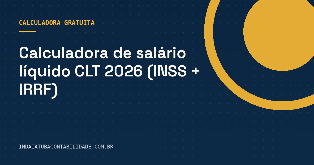 Salário líquido CLT