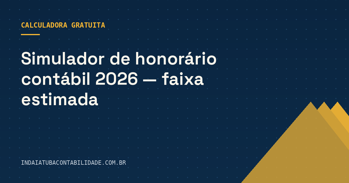 Honorário contábil