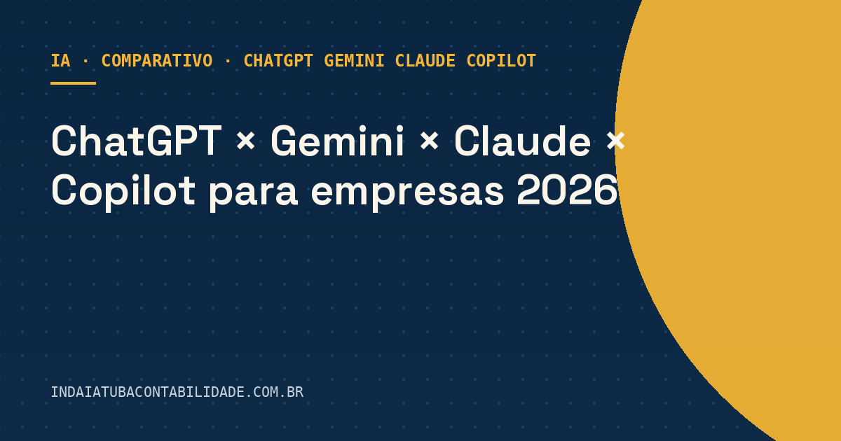 ChatGPT × Gemini × Claude × Copilot para empresas 2026