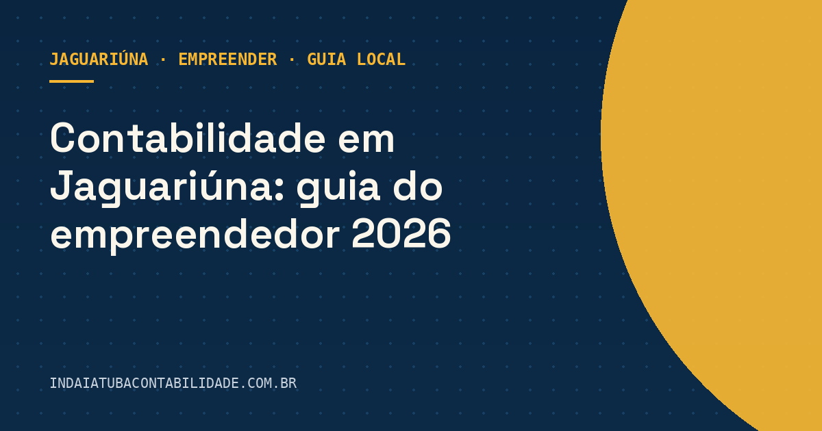 Contabilidade em Jaguariúna: guia do empreendedor 2026