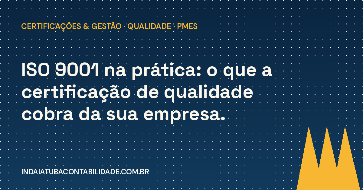ISO 9001: gestão da qualidade na prática