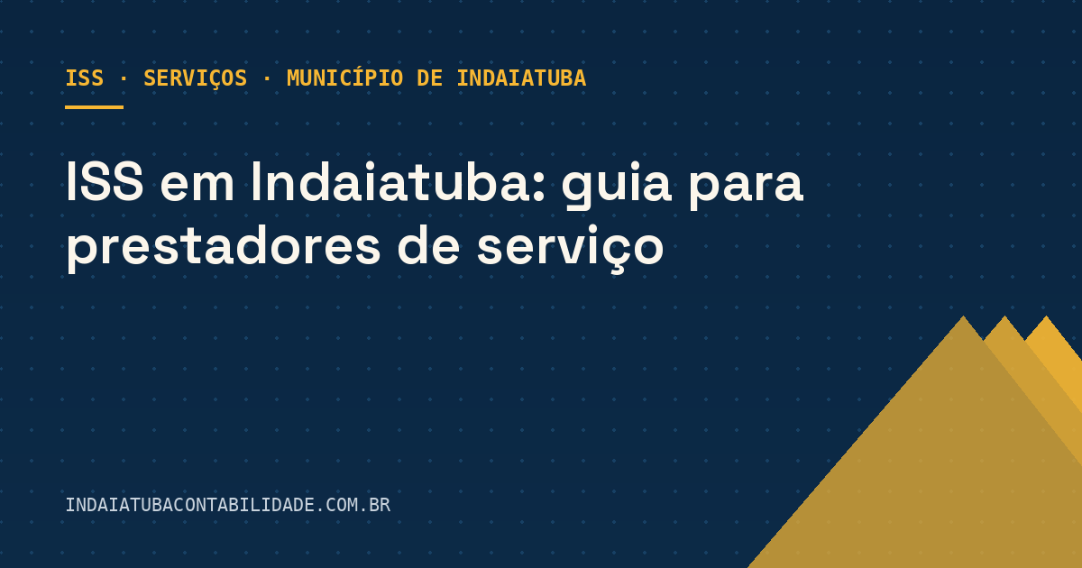 ISS em Indaiatuba: guia para prestadores de serviço