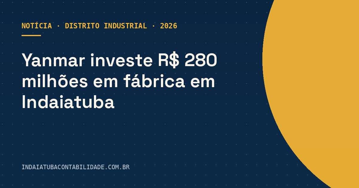 Yanmar investe R$ 280 milhões em fábrica em Indaiatuba